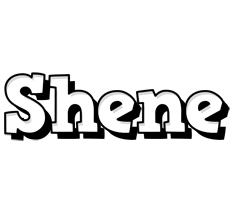 Shene snowing logo