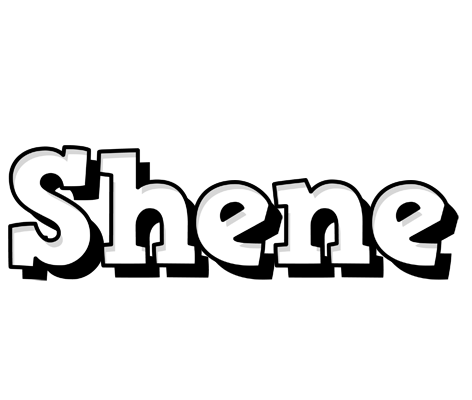 Shene snowing logo