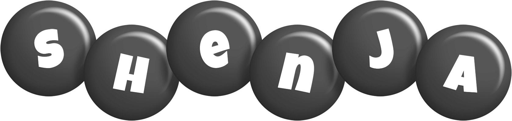 Shenja candy-black logo