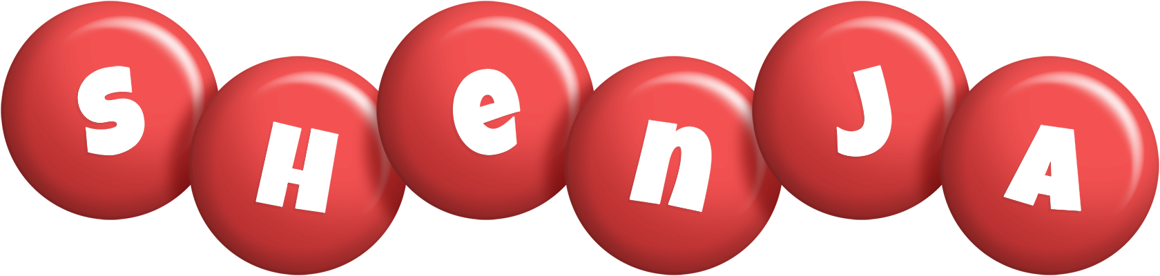 Shenja candy-red logo