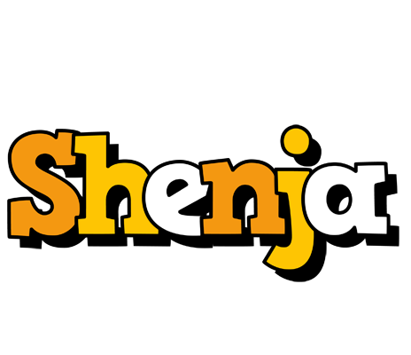 Shenja cartoon logo