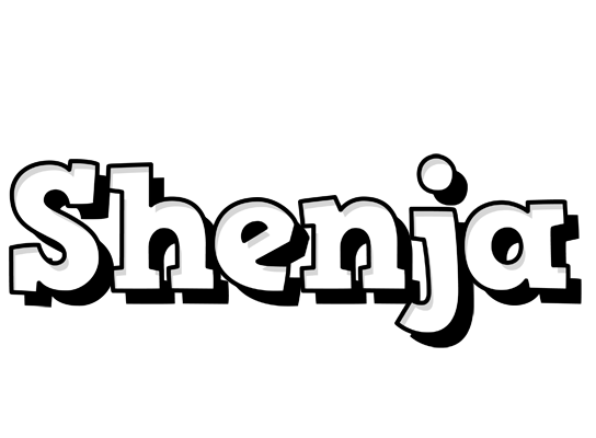 Shenja snowing logo