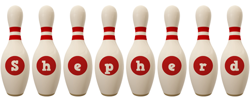 Shepherd bowling-pin logo