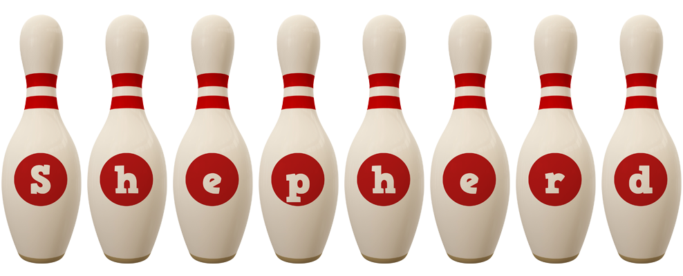 Shepherd bowling-pin logo