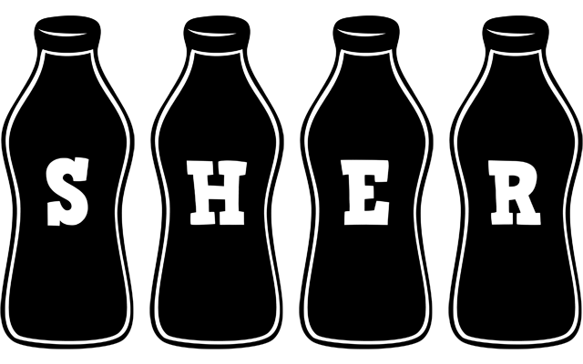 Sher bottle logo