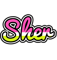 Sher candies logo
