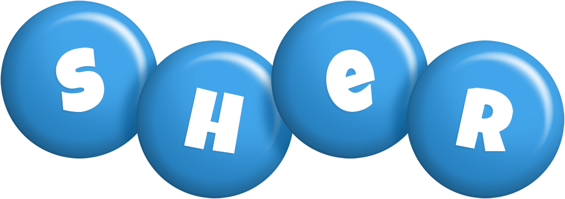 Sher candy-blue logo