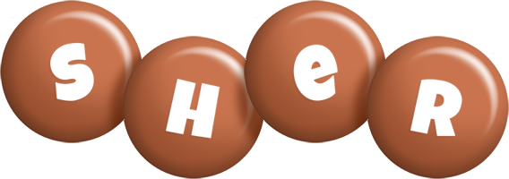 Sher candy-brown logo