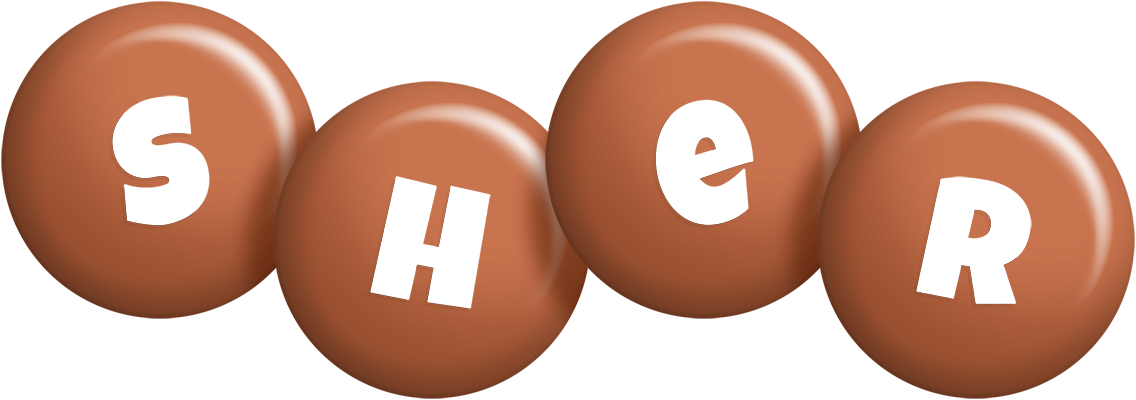 Sher candy-brown logo