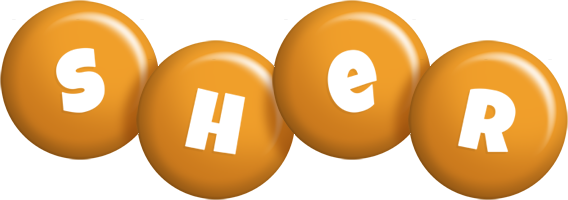Sher candy-orange logo
