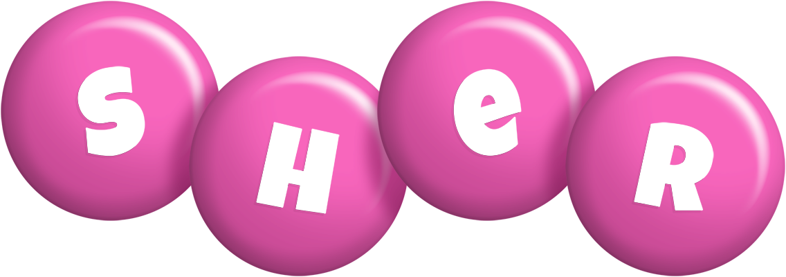 Sher candy-pink logo