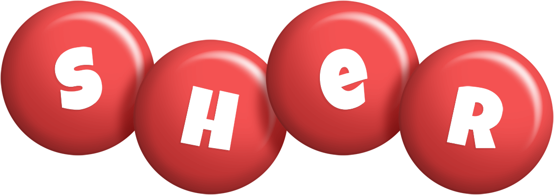 Sher candy-red logo