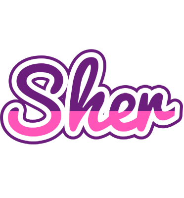 Sher cheerful logo