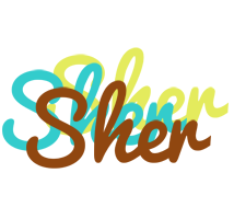 Sher cupcake logo