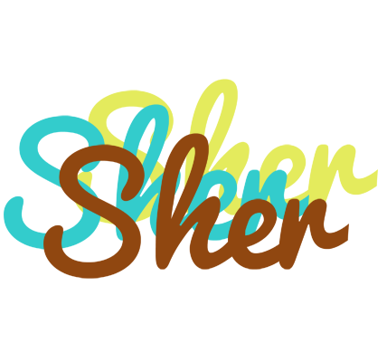 Sher cupcake logo
