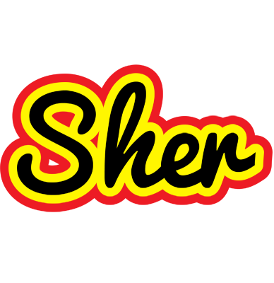 Sher flaming logo