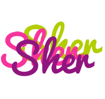 Sher flowers logo