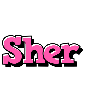 Sher girlish logo