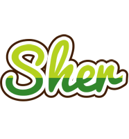 Sher golfing logo