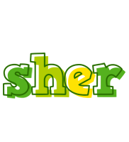 Sher juice logo