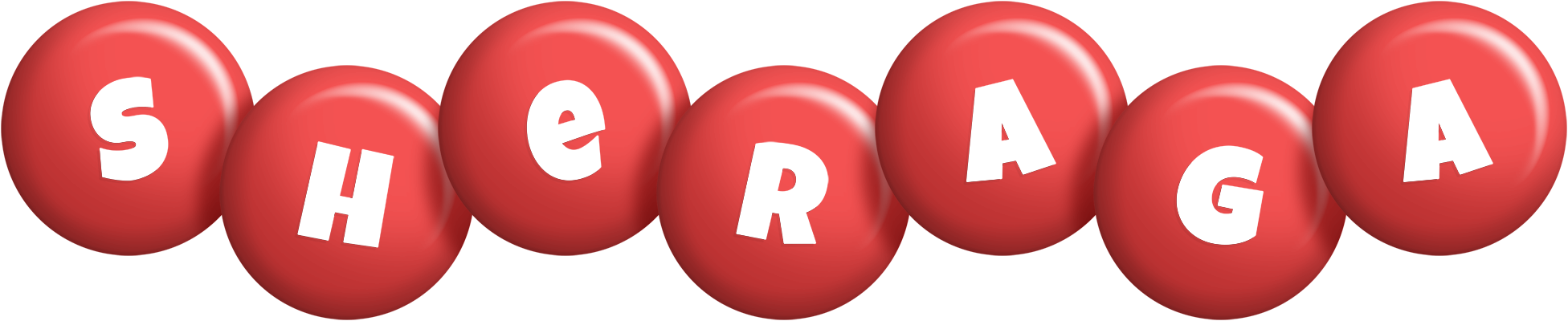 Sheraga candy-red logo