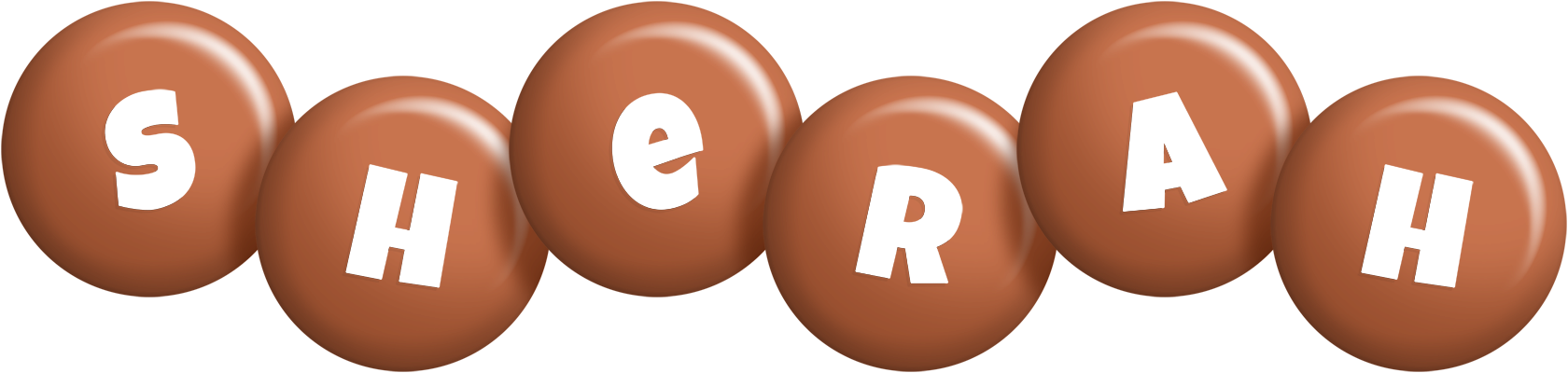Sherah candy-brown logo