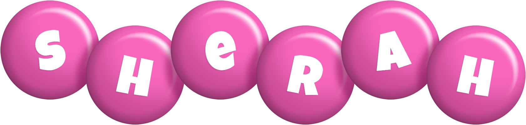 Sherah candy-pink logo