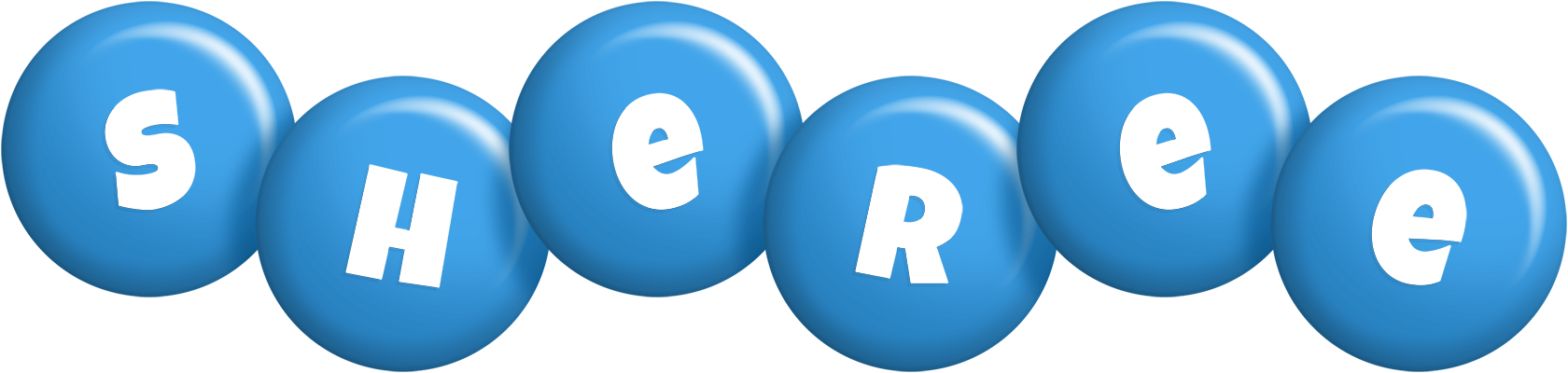 Sheree candy-blue logo