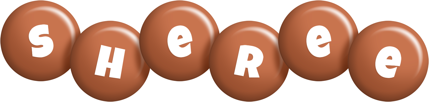 Sheree candy-brown logo