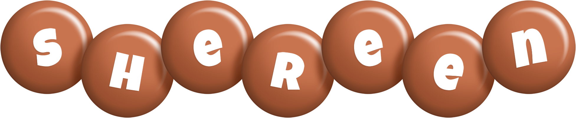 Shereen candy-brown logo