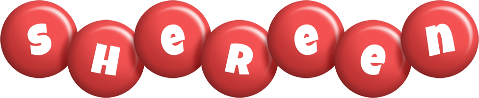 Shereen candy-red logo