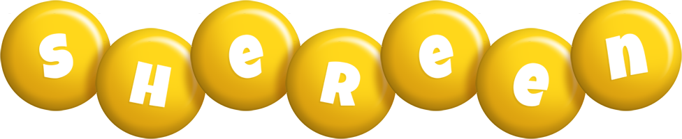 Shereen candy-yellow logo