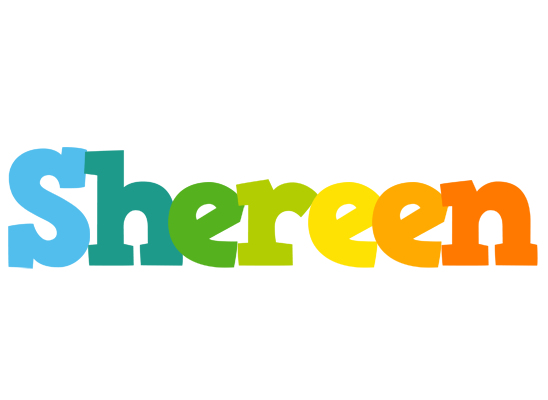 Shereen rainbows logo