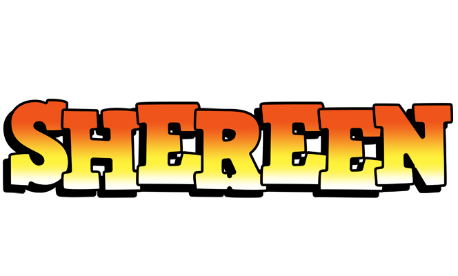 Shereen sunset logo