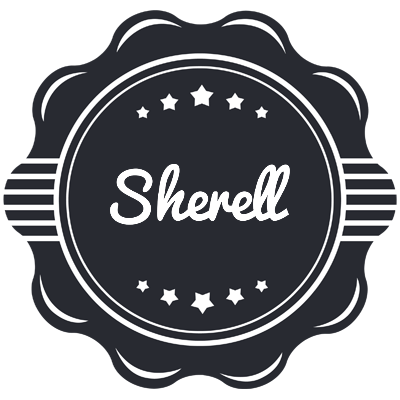 Sherell badge logo