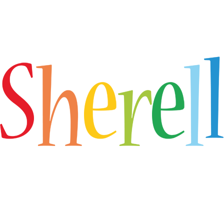 Sherell birthday logo