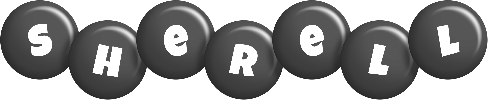 Sherell candy-black logo