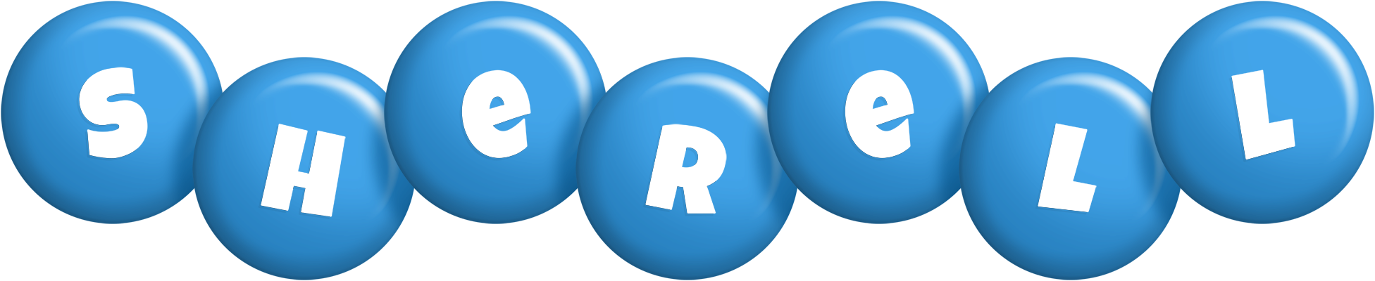 Sherell candy-blue logo