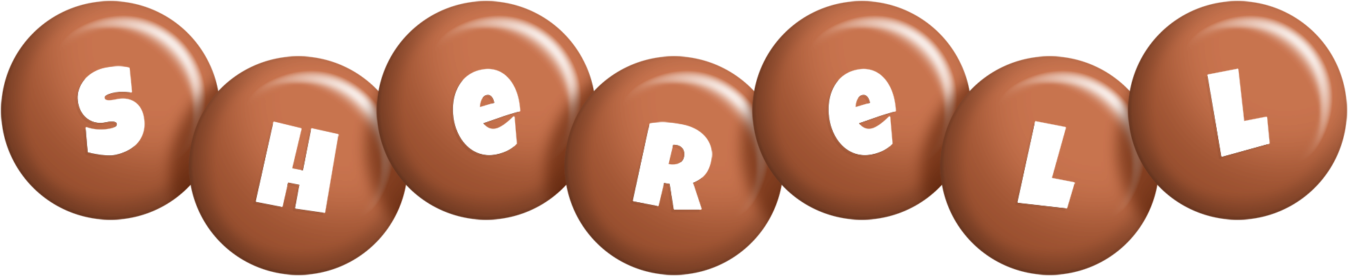 Sherell candy-brown logo