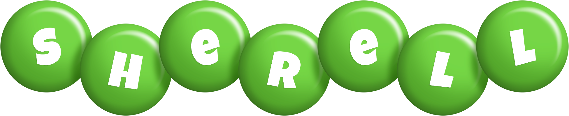 Sherell candy-green logo