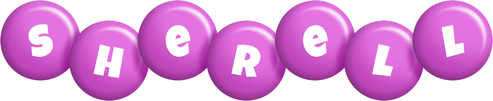 Sherell candy-purple logo