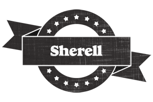 Sherell grunge logo