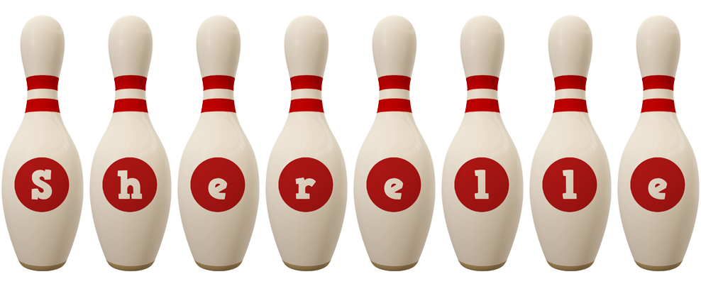 Sherelle bowling-pin logo