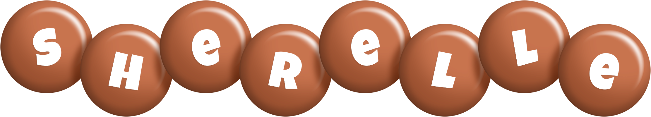 Sherelle candy-brown logo
