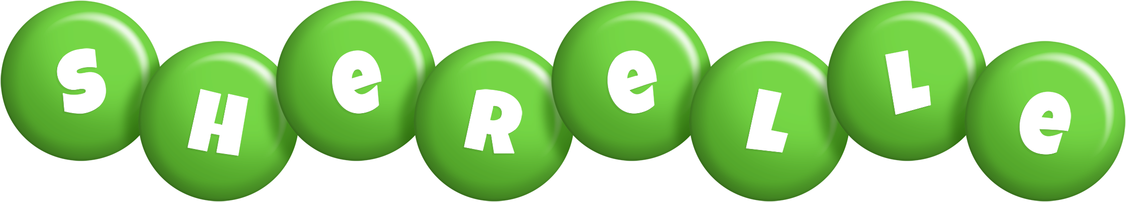 Sherelle candy-green logo