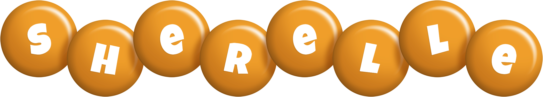 Sherelle candy-orange logo