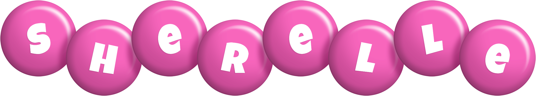 Sherelle candy-pink logo