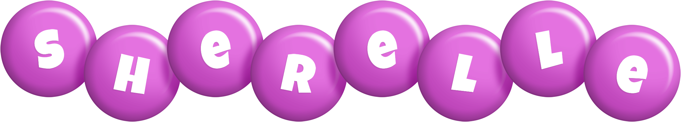 Sherelle candy-purple logo