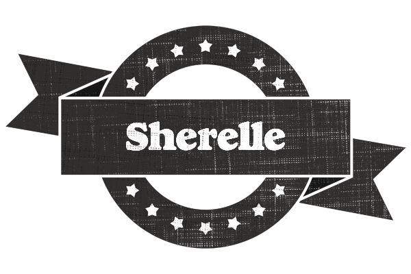Sherelle grunge logo