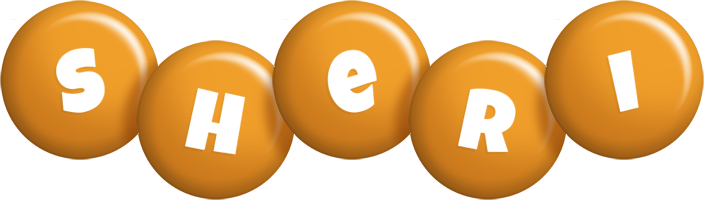 Sheri candy-orange logo